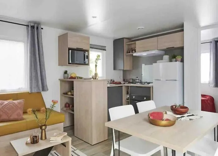 Zecamping 4 A 5Km De La Plage Piscine Chauffee Toboggans Dog Friendly Campingplads *