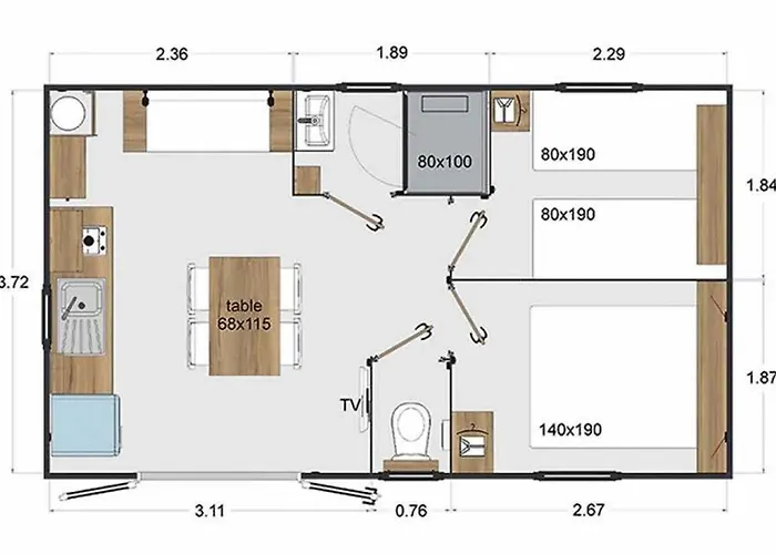 Zecamping 4 A 5km De La Piscine Chauffee Toboggans Dog Friendly * Grayan-et-l'Hopital